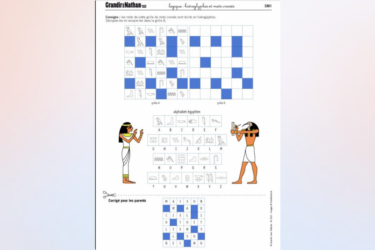 Rebut en hyeroglyphes